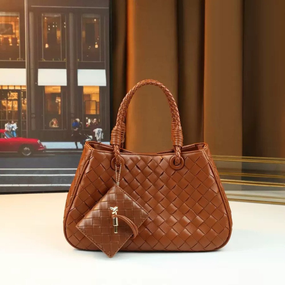 Woven Tote Handbag
