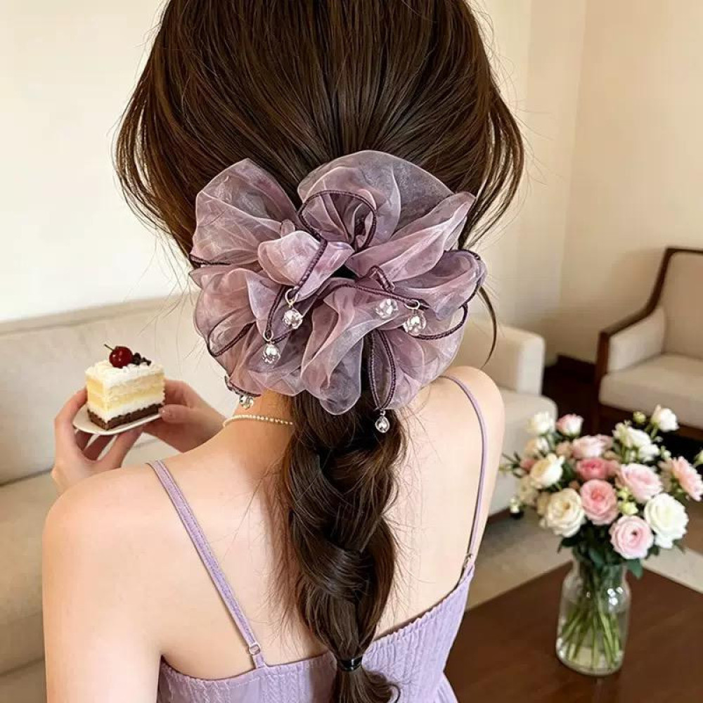 Flower Scrunchies