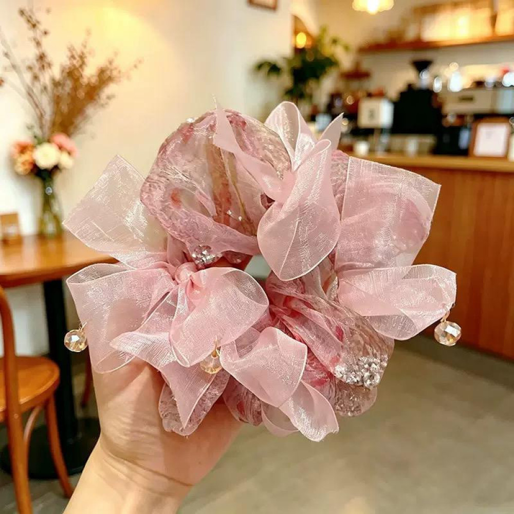 Flower Scrunchies