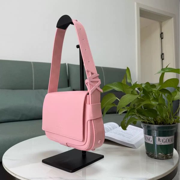 123CA-PNK-Min/small-Pink-PremiumTexturedLeather