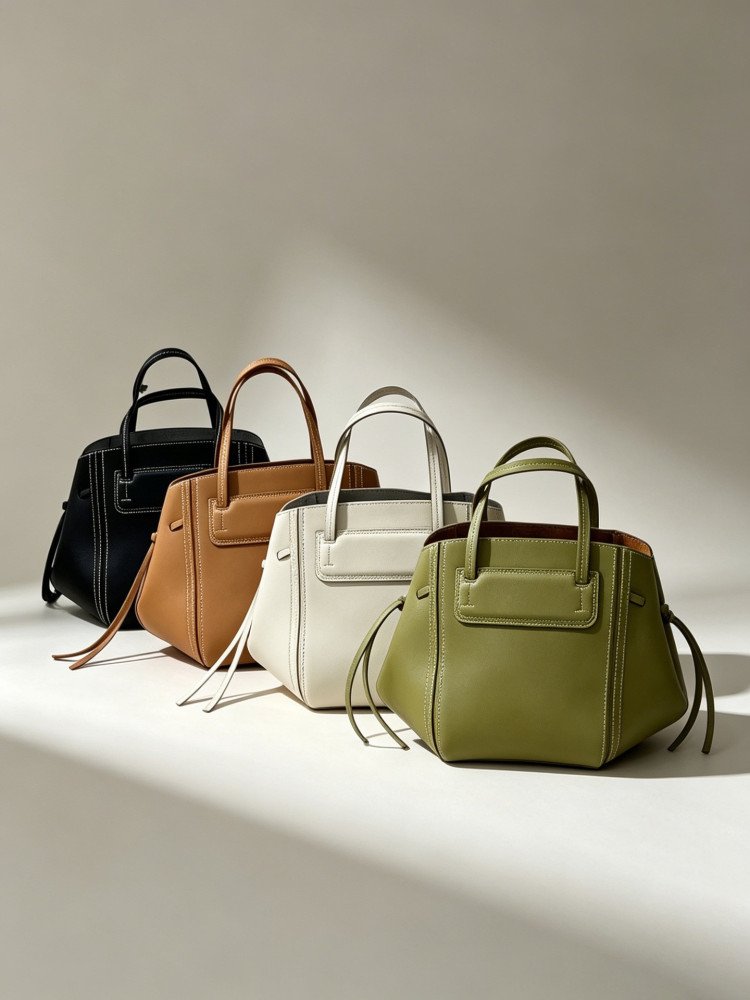 Structured Tote Handbag