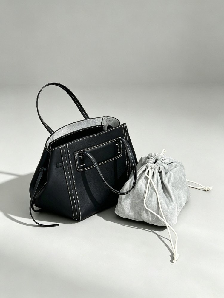 Structured Tote Handbag