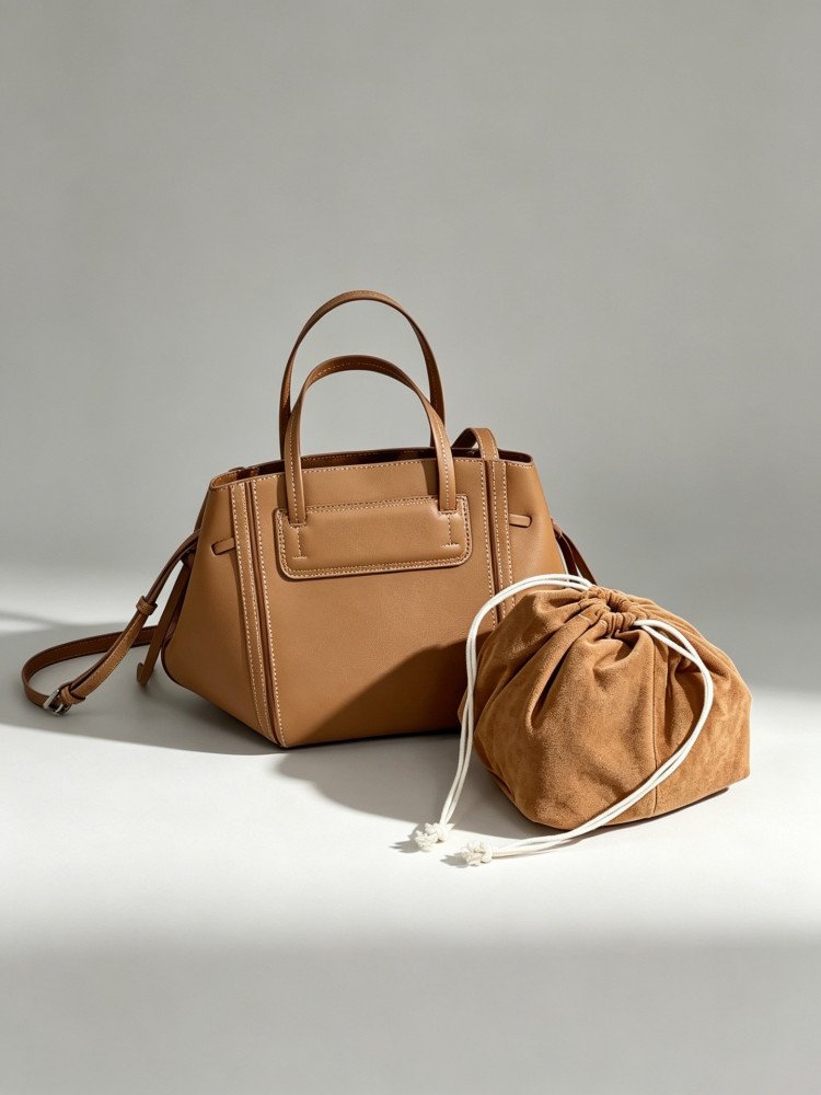 Structured Tote Handbag