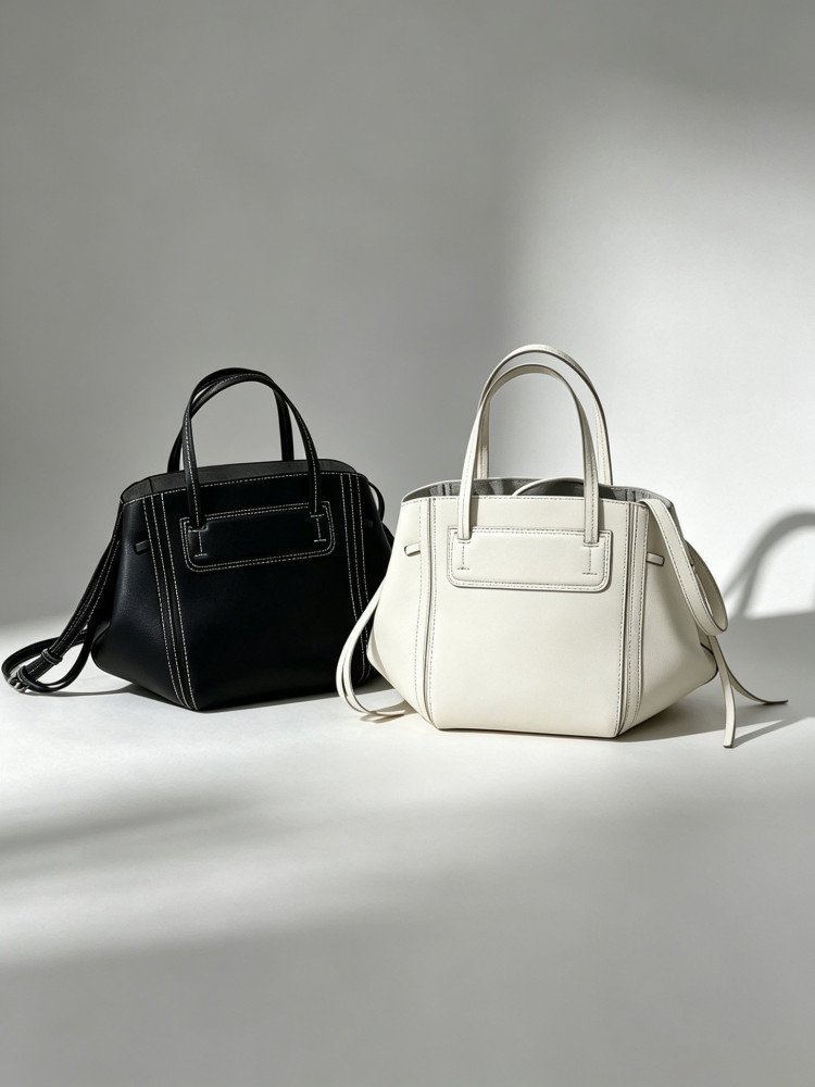 Structured Tote Handbag