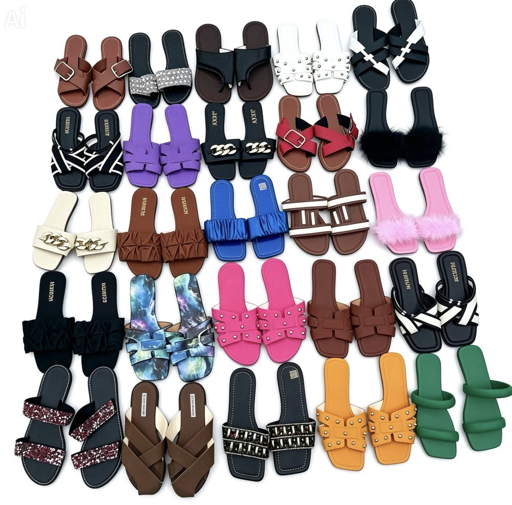 Mixed Sandals