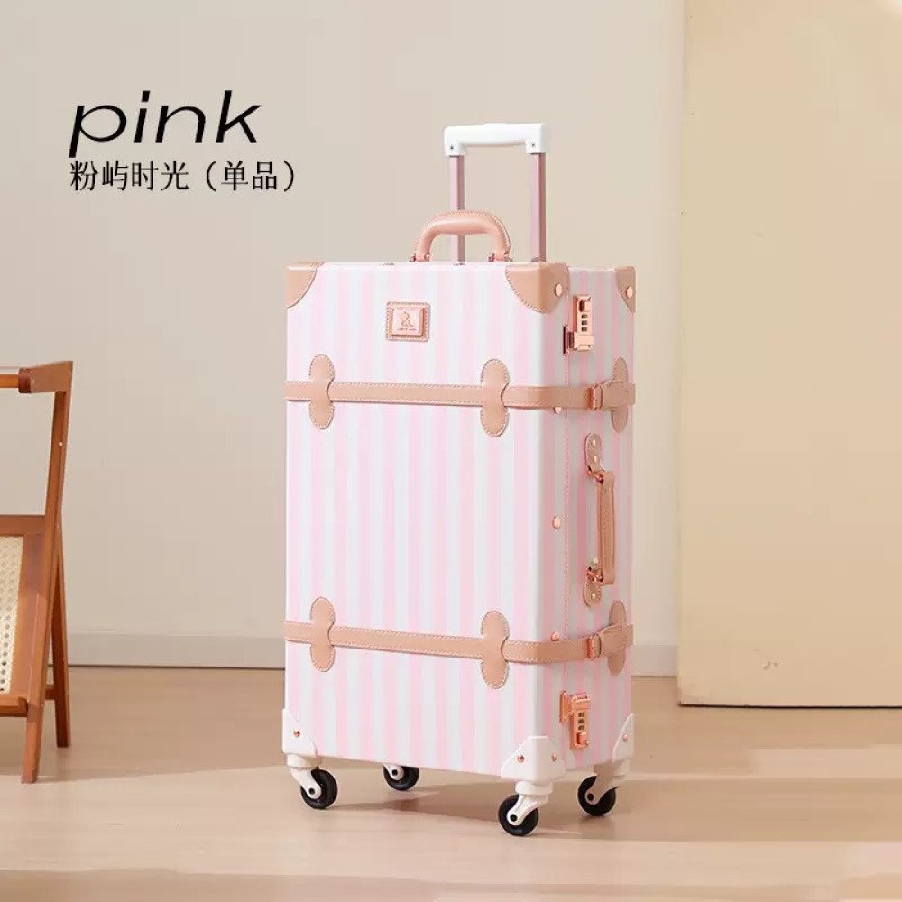 Vintage Stripped Luggage