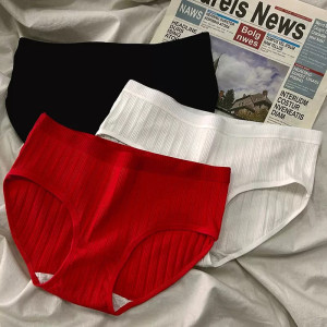 Cotton Mid Waist Panties