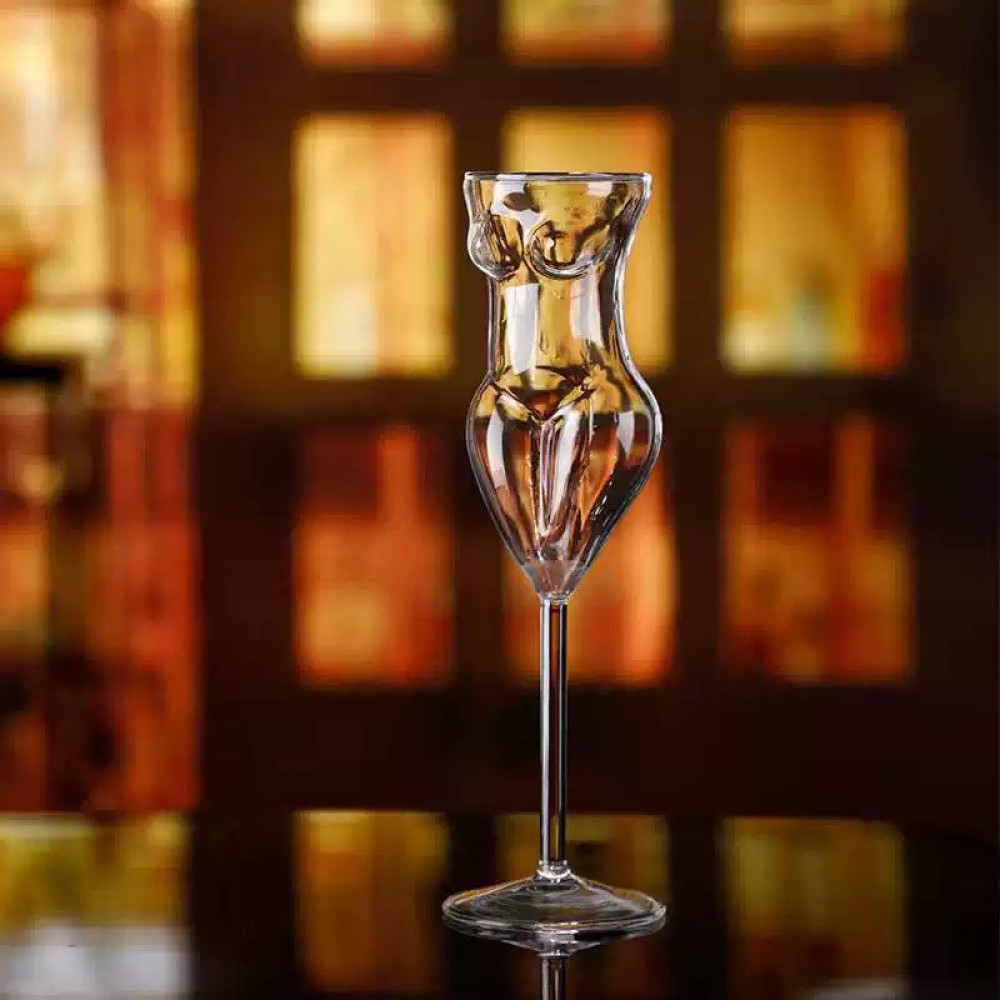 Creative Human Wine Glass