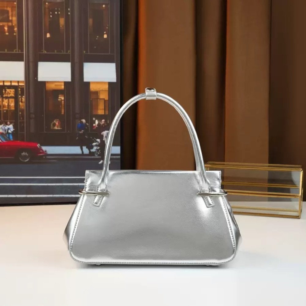 Pleated Bucket Handbag