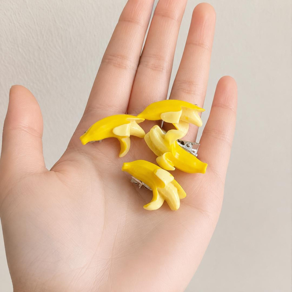 Cute Banana Hairpin